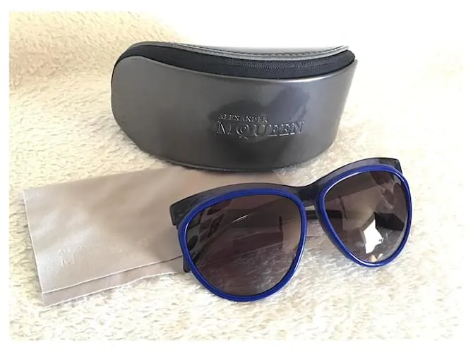 Alexander Mcqueen Lentes de sol Azul 
