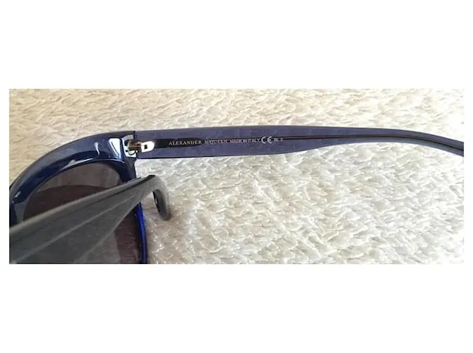 Alexander Mcqueen Lentes de sol Azul 