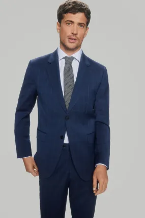 Bi-stretch slim fit checked jacket