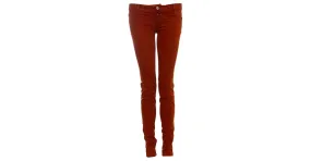 Dsquared2, naranja/Vaqueros biker rojos con detalles plateados en la talla IT40/S. Roja 