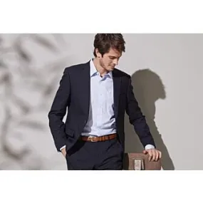 Men's Navy Suit Jacket - LAZARE