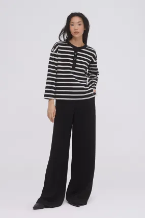 Pedro del Hierro Sudadera rayas botones