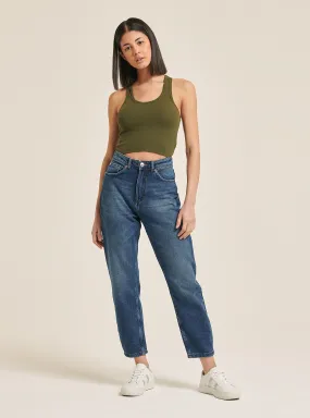 Vaqueros mom fit