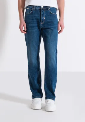 VAQUEROS REGULAR STRAIGHT FIT «JOE» DE CONFORT DENIM CON LAVADO OSCURO