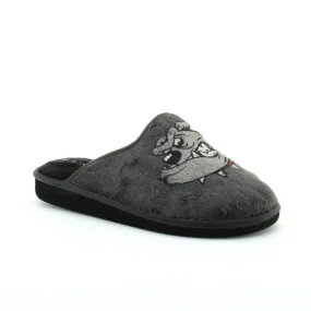 Zapatillas de casa Garzon Negro perro